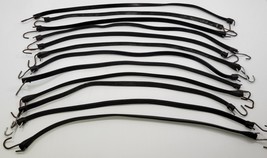 X1) Vintage Mixed Lot 12 Rubber Bungee Tie Down Hook Straps - 32&quot; - $9.89