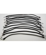 X1) Vintage Mixed Lot 12 Rubber Bungee Tie Down Hook Straps - 32&quot; - $9.89