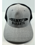 Shot Show Berry&#39;s Bullets Gray Black Mesh Truckers Snapback Hat Cap - £15.47 GBP