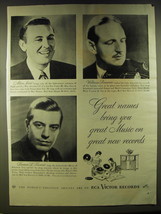 1946 RCA Victor Records Ad - Allan Jones, William Primrose - $18.49