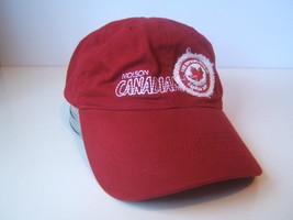 Molson Canadian Beer Canada Day Hat Burgundy Hook Loop Cap - £12.08 GBP