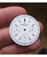 Vintage Breitling Geneve Three Register Chronograph Tritium Dial Long Pl... - $427.50