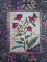 PINE NEEDLES Petals of My Heart PURPLE CONEFLOWER Quilt Section PATTERN - $7.00