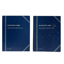 2 Whitman Roosevelt Dime Collection Albums 9029 1946 On 64 Coins Circulated - £108.37 GBP