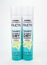 Garnier Fructis Texturizing Invisible Beach Tonic Dry Shampoo 3.67oz Lot of 2 - $13.78