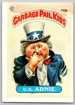 U. S. Arnie 1986 Topps Garbage Pail Kids Gpk Sticker #110B Series 3 Teacher Back - £2.56 GBP