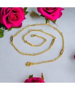 vintage gold tone fancy links 15” chain Anklet - $9.10 CAD