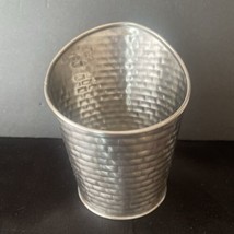 Slanted French Fry Server Stainless Steel  Holder 3 5/8&quot;L x 3 3/10&quot;W x 4” H - £8.21 GBP