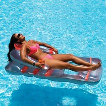 Swimline 9041 66&quot; Inflatable Deluxe Lounge Chair Float with Drink Holder - £19.84 GBP