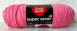 Red Heart Super Saver Medium Weight Acrylic Yarn - 1 Skein Perfect Pink #0706 - £7.46 GBP