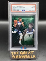 Anthony Edwards 2020-21 Panini Chronicles Essentials #203 - PSA 9 Green Rookie - £76.89 GBP