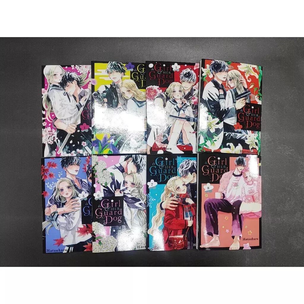 New A Girl And Her Guard By Hatsuharu Manga Volume 1-8 English Version C... - €162,94 EUR