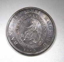 1804 Great Britain Silver Bank Dollar .903 Fine UNC Details AN916 - £534.16 GBP