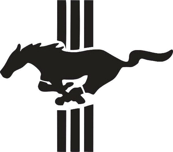 Mustang Ford Running Horse Vinyl Decal Window Sticker - $3.22+