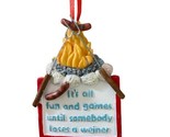 CBK Camping Ornament Its All Fun and Games Until Somebody Loses a Weiner - £6.50 GBP
