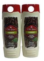 2X Old Spice Men&#39;s Body Wash Timber With Mint 16 Oz. Each  - £21.98 GBP
