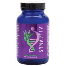 Synaptiv 60 bi layered tablets supports mental focus Youngevity (2 Pack) - $120.73
