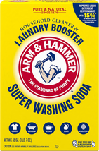 ARM &amp; HAMMER Super Washing Soda Household Cleaner and Laundry Booster, Versatile - £7.78 GBP