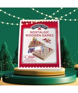 Holiday Games nostalgic wooden games Pack Of 5 Family Retro Games - £8.41 GBP