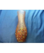 1920 CZECH KRALIK BOHEMIAN END OF DAY SPATTER SPLATTER ART GLASS VASE - $3,752.62 MXN
