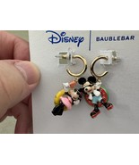 Disney Parks Baublebar Mickey and Minnie Mouse Summer Earrings NEW - $1,127.53 MXN