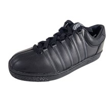 K-Swiss Classic Triple Black Varsity Shoes Sneakers 80144 Size 6 Y = 7.5 Women - £41.68 GBP