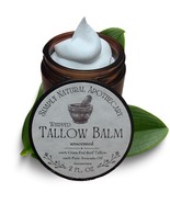 Tallow Balm Whipped Handmade Face and Body Cream Butter Unscented Sensit... - £42.94 GBP