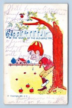 the Shade of the Old Apple Tree Song Comic 1907 UDB Postcard M4 - £2.12 GBP