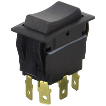 Cole Hersee Sealed Rocker Switch Non-Illuminated DPDT On-Off-On 6 Blade ... - $19.68