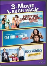 3-Movie Laugh Pack: Forgetting Sarah Marshall/Get Him to the Greek/Role Models … - £1.76 GBP