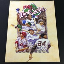 VTG MLB Official Program 1987 World Series American League East-West Cha... - £11.21 GBP