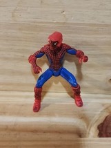 Spider-Man Riding Position 3&quot; PVC Plastic Action Figure Spiderman Marvel Comics - £4.64 GBP