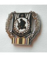 WOUNDED WARRIOR HEROISM HONOR SACRIFICE DESERT STORM WREATH LAPEL PIN 1.... - £4.50 GBP