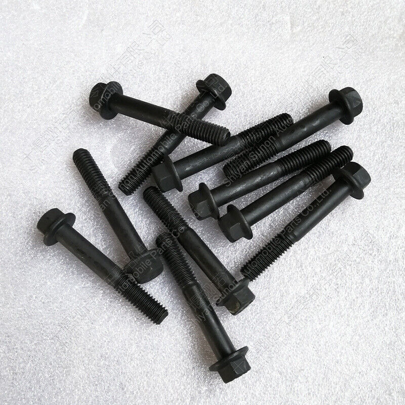 12Pcs Bolts Manifold 3043647 For Cummins N855 NTC NH BC 3031124 3017745 - $44.43