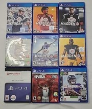 Sony PlayStation 4 PS4 Video Game Lot Of 9 Titles In Pictures - $54.33
