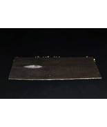 Genuine Stingray Skin Unpolished Rectangle Piece Leather Hide Craft Supp... - $11.39