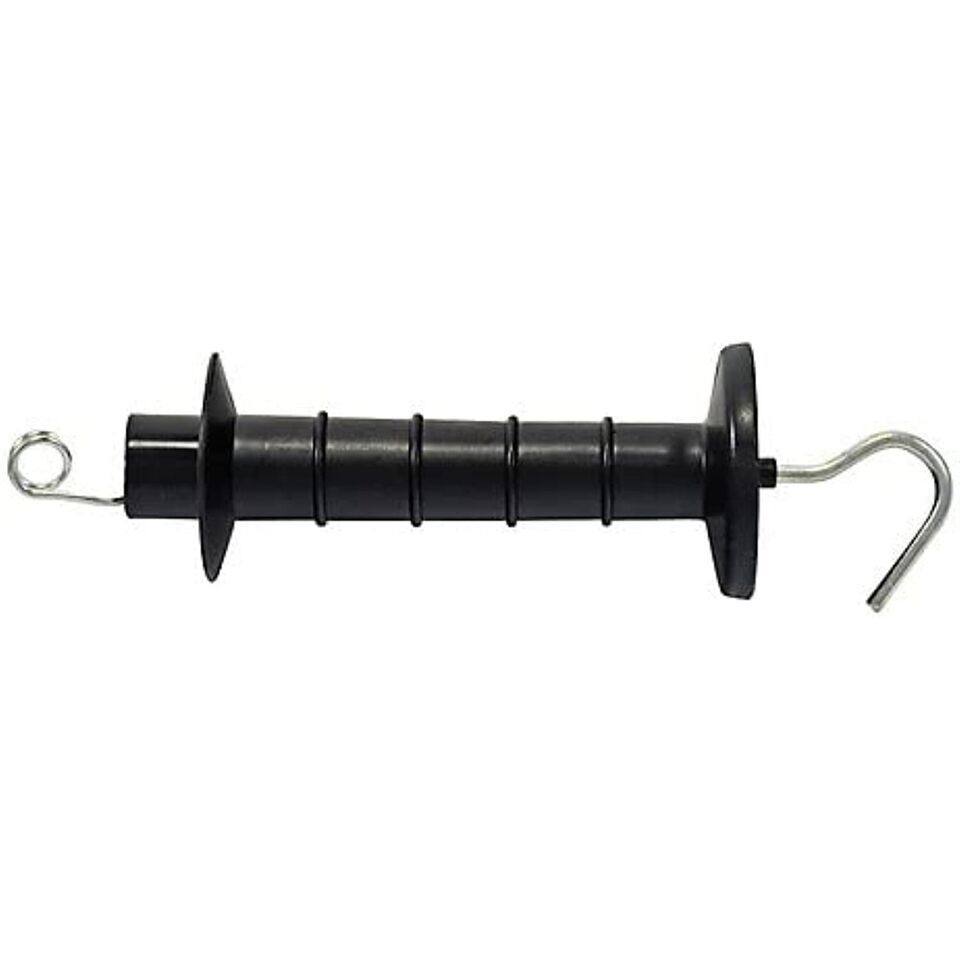 Powerfields Poly Spring Gate Handle Black - $17.94