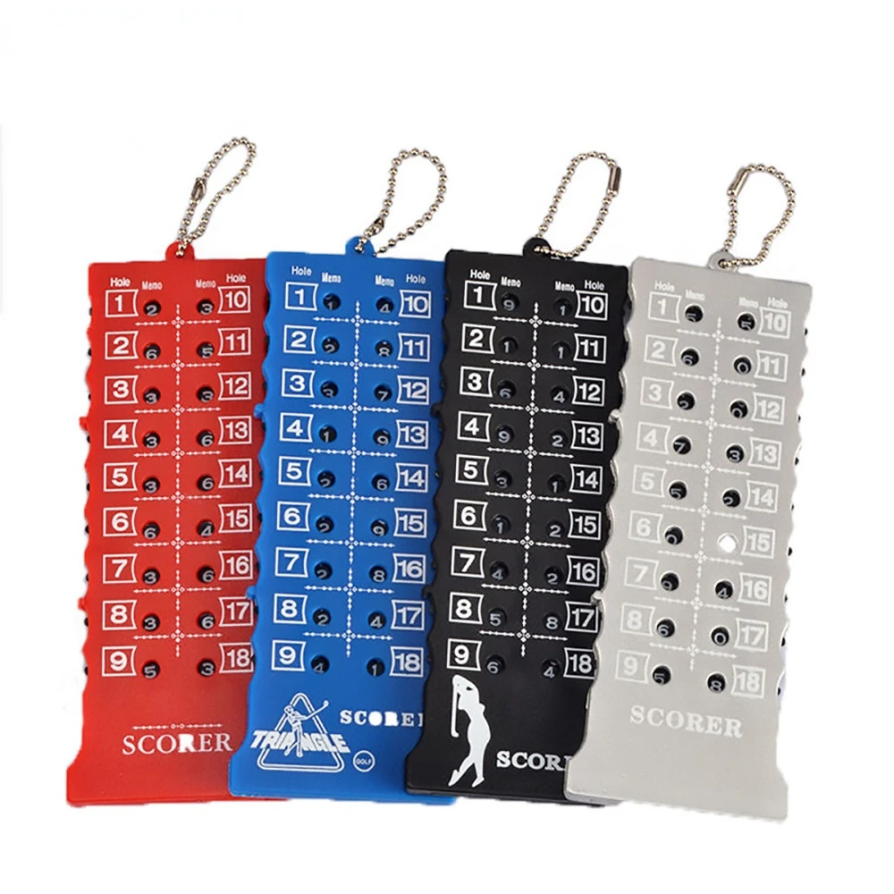 PGM 1pcs Golf Scorer Square 18 Hole Golf Supplies Accessories Black Red Random C - £82.91 GBP