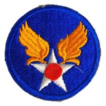 Vintage Us Military Army Air Force Patch Insignia Wwii Wings White Star 2 5/8&quot; C - £6.12 GBP