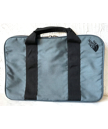The North Face Vintage Laptop Briefcase Blue-Grey Black Handles Made in ... - $64.89 CAD