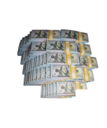 100,000$ FULL PRINT Realistic Prop Money Fake 100 Dollar Bills REAL CASH... - £47.95 GBP