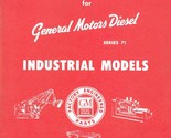 Owners Parts Book for General Motors Diesel Series 71 Industrial Models - $24.95