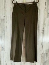 Chicos Trousers Dress Pants Size 0R or 4 Regular (30x31) Brown Wide Leg  - £19.44 GBP