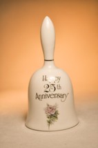 25th Anniversary Bell - White Porcelain - Bell - $11.04