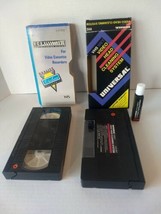 2 VHS VCR head cleaners Universal V-400 and Quality Accessories V-27343.  - £7.87 GBP