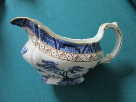 GRAVY BOAT CREAMER BOOTH OLD WILLOW PASTORAL DAVENPORT GENEVA JOHNSON BR... - £28.68 GBP