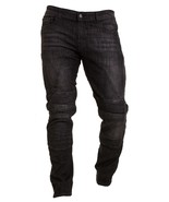 Men Motorbike Riding Jeans Stretch Panel Denim Motorcycle Pants Armored ... - $60.00+