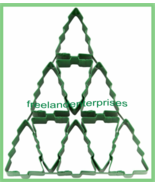 Wilton Multi Cookie Cutter Sheet Christmas Trees of 9 Cutouts NEW - $12.82