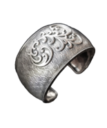 Huge 1.6&quot; Wide Sterling 925 Silpada Modernist 7&quot; Cuff Women&#39;s Bracelet 5... - $201.75 CAD