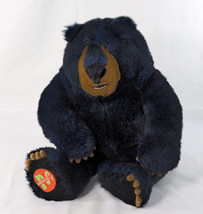 Applause Merrell Plush Bear Blue 10&quot; Wolverine World Wide Claws 2002 - £15.04 GBP